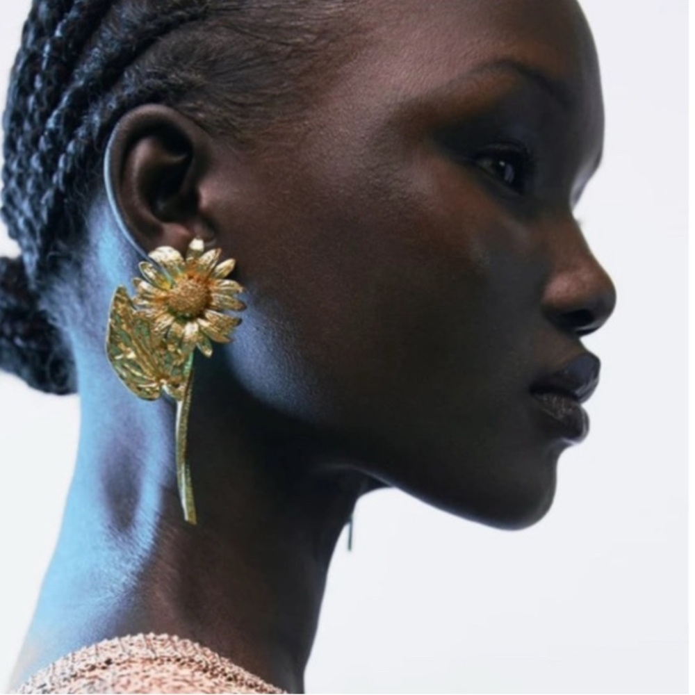NWT Zara Floral Earrings